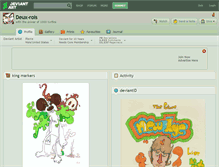 Tablet Screenshot of deux-rois.deviantart.com