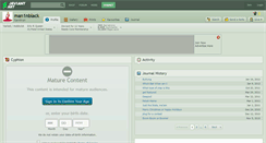 Desktop Screenshot of man1nblack.deviantart.com