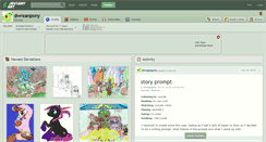 Desktop Screenshot of dwreanpony.deviantart.com