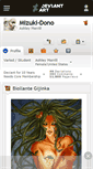 Mobile Screenshot of mizuki-dono.deviantart.com