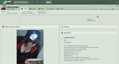 Desktop Screenshot of latina-konan.deviantart.com