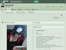 Tablet Screenshot of latina-konan.deviantart.com