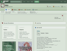 Tablet Screenshot of nobz.deviantart.com