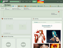 Tablet Screenshot of hevisano.deviantart.com