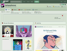 Tablet Screenshot of cartoonsforever.deviantart.com