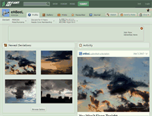 Tablet Screenshot of embeel.deviantart.com