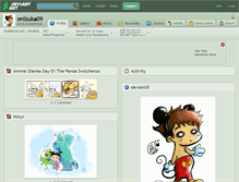 Tablet Screenshot of onizuka09.deviantart.com