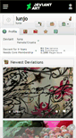 Mobile Screenshot of lunjo.deviantart.com