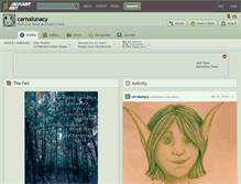 Tablet Screenshot of carnalunacy.deviantart.com