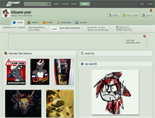 Tablet Screenshot of kitsune-yoei.deviantart.com