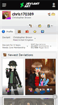 Mobile Screenshot of chris170389.deviantart.com