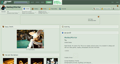 Desktop Screenshot of monkeyworrior.deviantart.com
