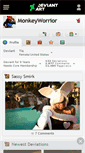 Mobile Screenshot of monkeyworrior.deviantart.com