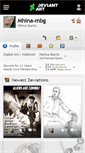 Mobile Screenshot of mhina-mbg.deviantart.com