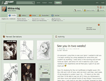 Tablet Screenshot of mhina-mbg.deviantart.com