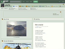 Tablet Screenshot of cyberfly.deviantart.com