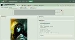 Desktop Screenshot of forbiddenwhispers.deviantart.com