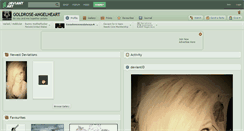 Desktop Screenshot of goldrose-angelheart.deviantart.com