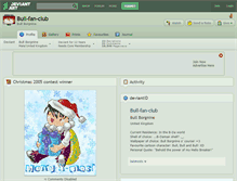 Tablet Screenshot of bull-fan-club.deviantart.com