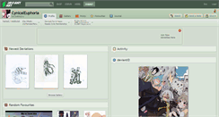 Desktop Screenshot of cynicaleuphoria.deviantart.com