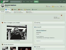 Tablet Screenshot of absolut-madness.deviantart.com