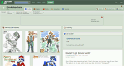 Desktop Screenshot of fyre4bluevixens.deviantart.com