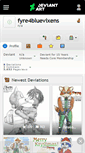 Mobile Screenshot of fyre4bluevixens.deviantart.com