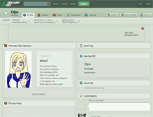 Tablet Screenshot of oipo.deviantart.com