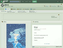Tablet Screenshot of krs10.deviantart.com