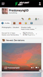 Mobile Screenshot of prestoneyngxd.deviantart.com