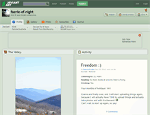 Tablet Screenshot of faerie-of-night.deviantart.com