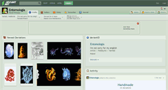 Desktop Screenshot of entomologia.deviantart.com