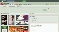 Desktop Screenshot of demo-design.deviantart.com