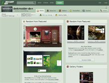Tablet Screenshot of deskmodder-de.deviantart.com