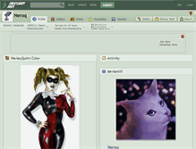 Tablet Screenshot of neroq.deviantart.com