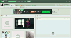 Desktop Screenshot of docbraun.deviantart.com