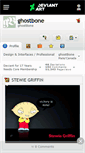 Mobile Screenshot of ghostbone.deviantart.com