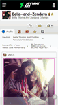 Mobile Screenshot of bella--and--zendaya.deviantart.com