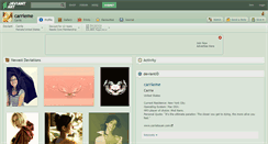 Desktop Screenshot of carrieme.deviantart.com