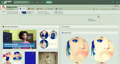 Desktop Screenshot of lilubrownie.deviantart.com