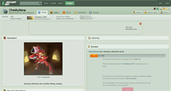 Desktop Screenshot of cheekynana.deviantart.com