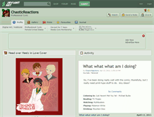 Tablet Screenshot of chaoticreactions.deviantart.com