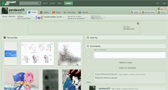Desktop Screenshot of pandaura55.deviantart.com