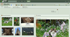 Desktop Screenshot of dicky-mint.deviantart.com