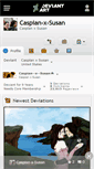Mobile Screenshot of caspian-x-susan.deviantart.com