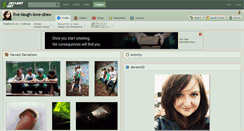 Desktop Screenshot of live-laugh-love-draw.deviantart.com