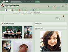 Tablet Screenshot of live-laugh-love-draw.deviantart.com