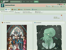 Tablet Screenshot of joannajohnen.deviantart.com