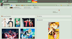 Desktop Screenshot of herotenka.deviantart.com