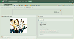 Desktop Screenshot of lady-converse.deviantart.com